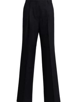 Pantaloni a gamba ampia Portias in lana