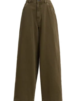 Pantaloni ampi in cotone