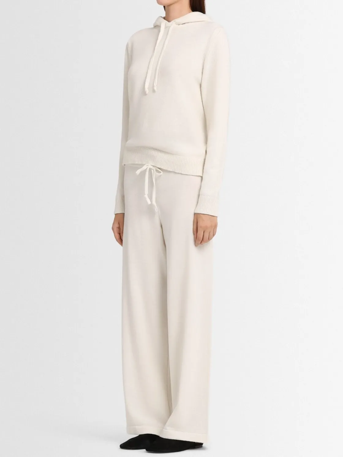 Pantaloni Aurora in maglia di lana