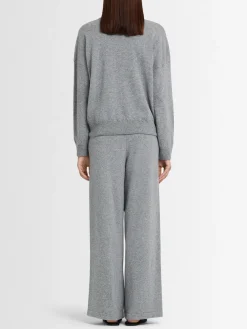 Pantaloni Aurora in maglia di lana