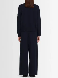 Pantaloni Aurora in maglia di lana