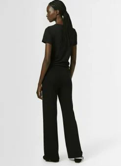 Pantaloni boyfriend in misto cotone