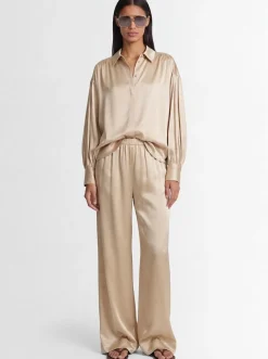 Pantaloni Cabello in raso