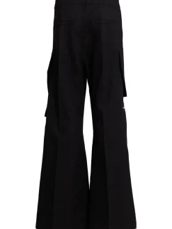 Pantaloni Cargobelas in lana con zip