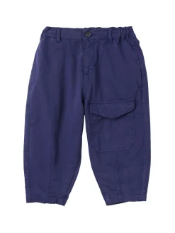 Pantaloni cargo in cotone organico