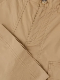 Pantaloni cargo in gabardina di misto cotone