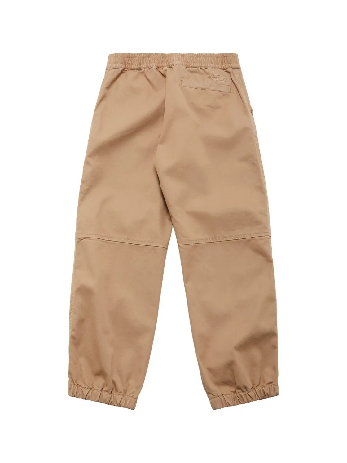 Pantaloni cargo in gabardina di cotone