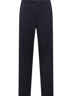 Pantaloni chino ampi in twill di lana