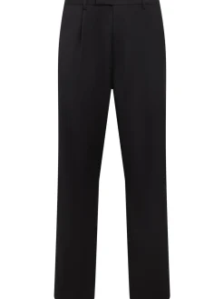 Pantaloni chino ampi in twill di lana