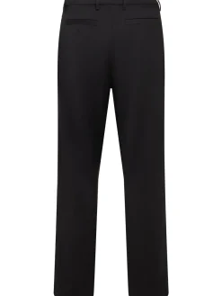 Pantaloni chino ampi in twill di lana