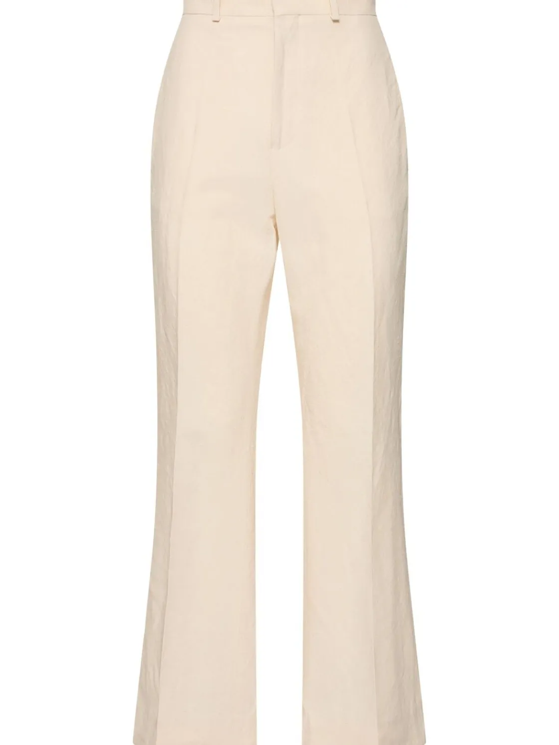 Pantaloni cropped Credo in lino e cotone