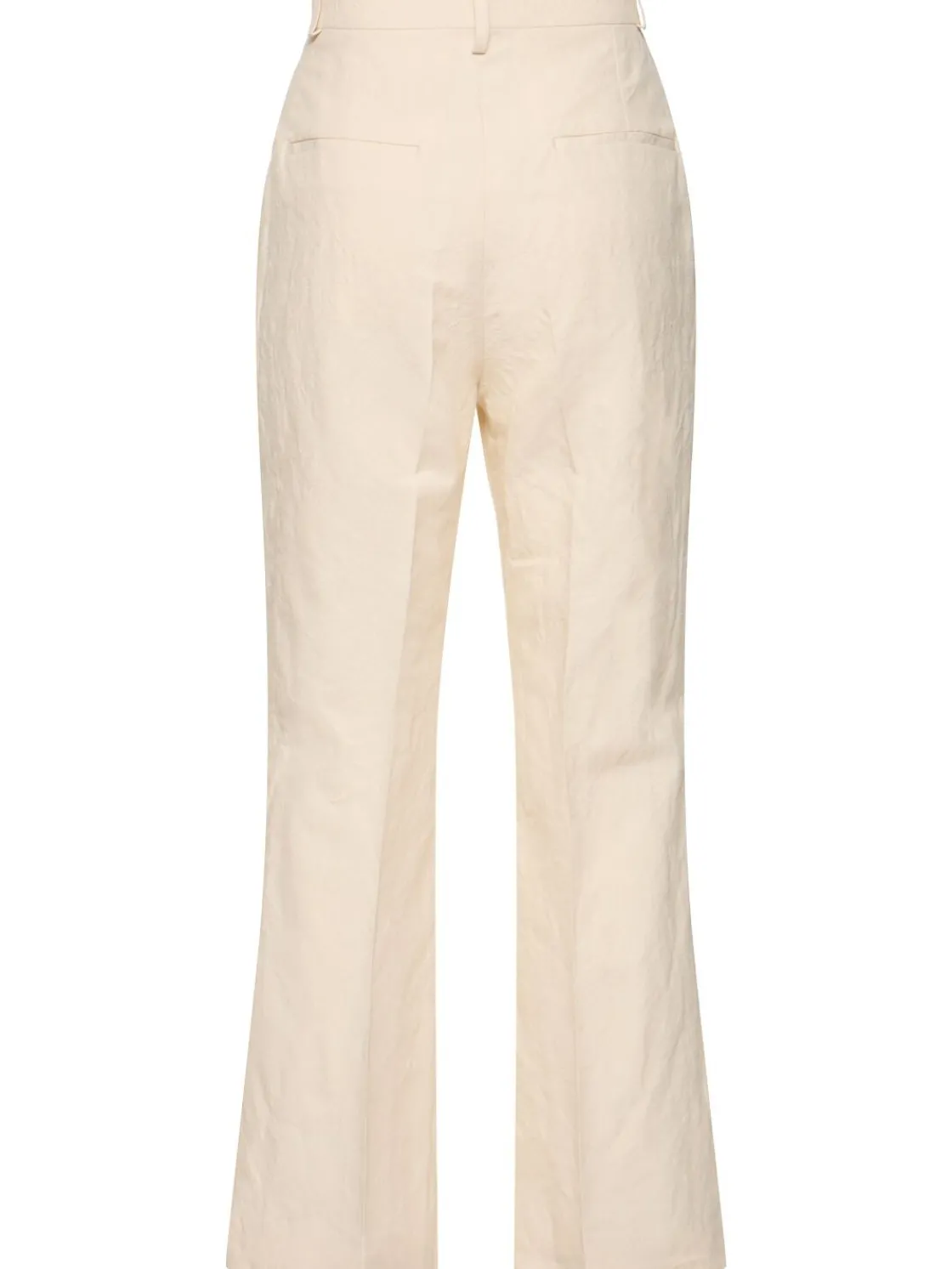 Pantaloni cropped Credo in lino e cotone