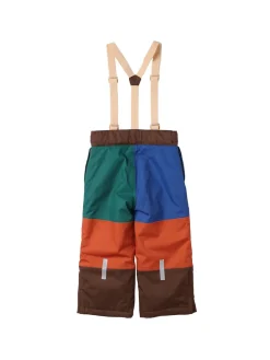 Pantaloni da neve color block