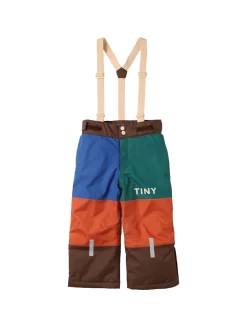 Pantaloni da neve color block