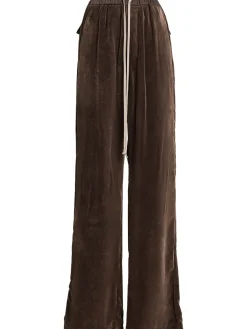 Pantaloni Dietrich in velluto con coulisse