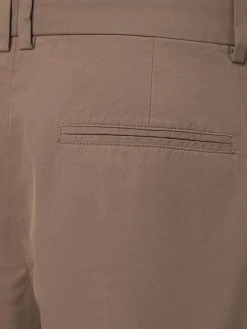 Pantaloni dritti Alfidis in gabardina di cotone
