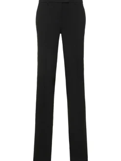 Pantaloni dritti Carolyn in crepe sablé