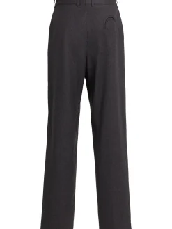 Pantaloni dritti Fox in lana