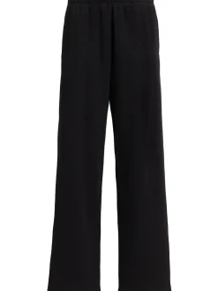 Pantaloni dritti in felpa di misto cotone
