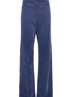 Pantaloni dritti Tarley in cotone millerighe