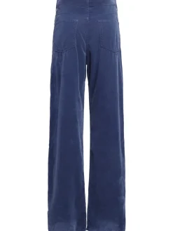 Pantaloni dritti Tarley in cotone millerighe
