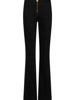 Pantaloni dritti vita alta