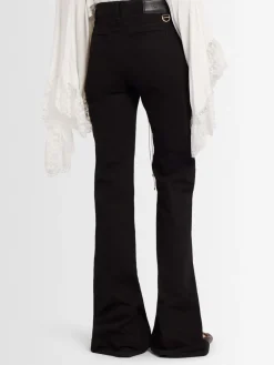 Pantaloni dritti vita alta