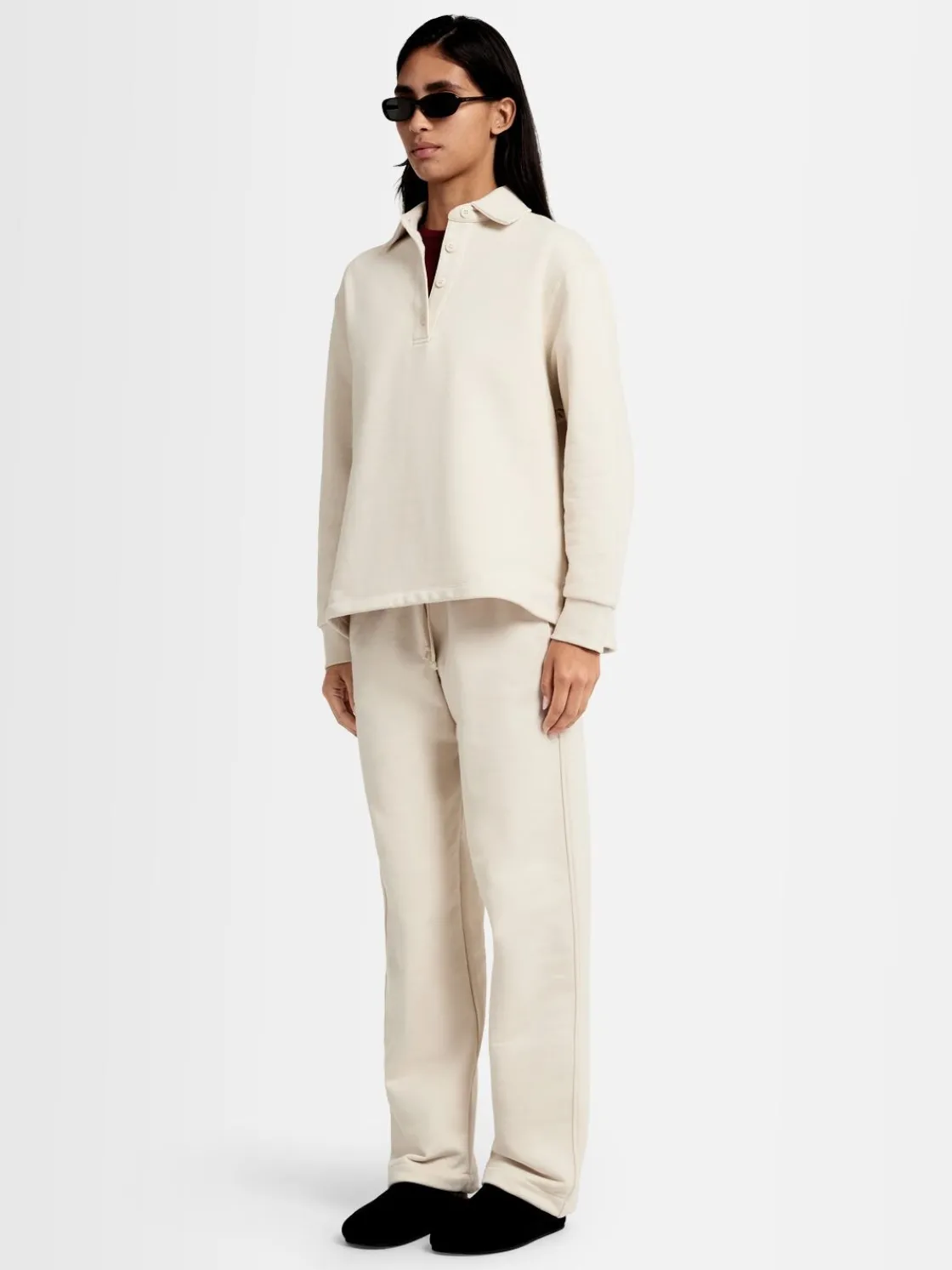 Pantaloni Eva in felpa di cotone