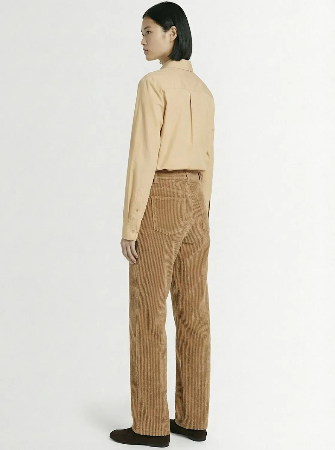 Pantaloni gamba ampia Clair in misto lana