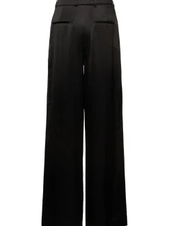 Pantaloni gamba ampia con doppia pince