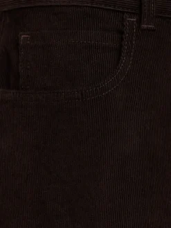 Pantaloni gamba ampia Eglitta in cotone millerighe