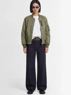 Pantaloni gamba ampia in denim