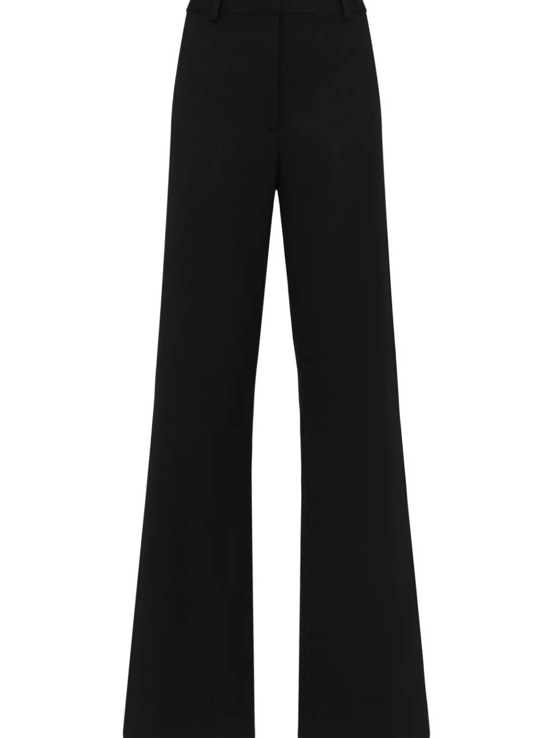 Pantaloni gamba dritta Malika in twill di lana