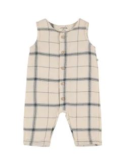 Pantaloni in cotone check