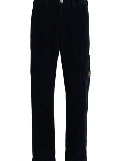 Pantaloni in cotone millerighe