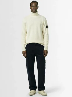 Pantaloni in cotone millerighe