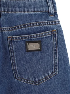 Pantaloni in denim di cotone