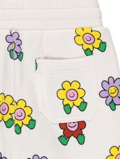 Pantaloni in felpa di cotone stampata