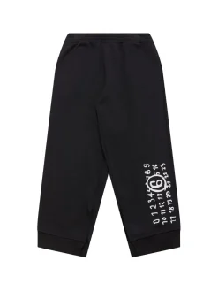 Pantaloni in felpa di cotone stampata