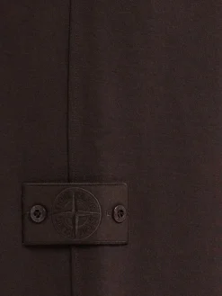 Pantaloni in felpa di lana e cotone