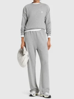 Pantaloni in felpa di misto cotone