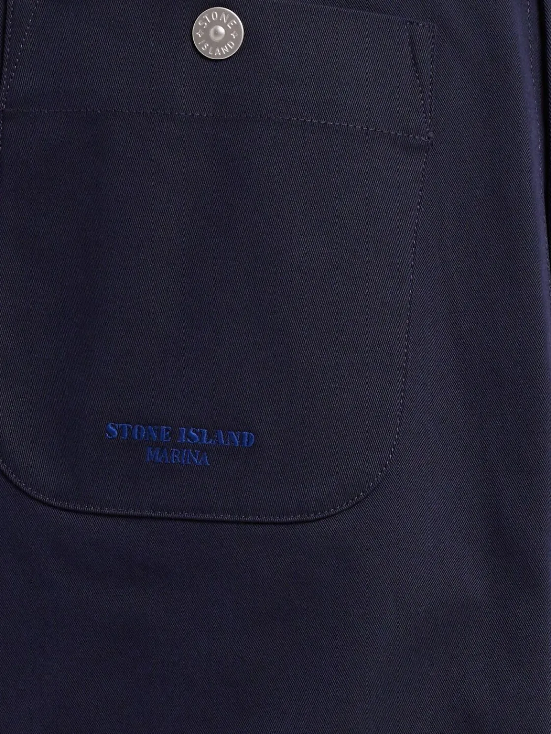 Pantaloni in gabardina stretch