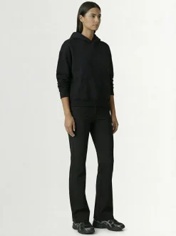 Pantaloni in jersey di cotone felpato