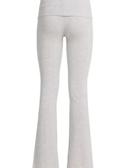 Pantaloni in jersey di cotone felpato