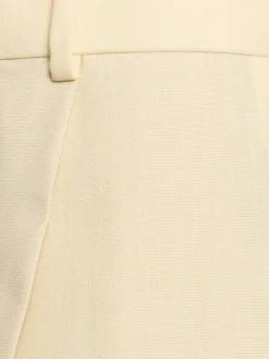 Pantaloni in lana e mohair