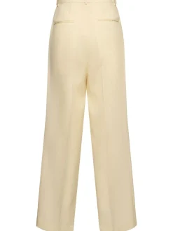 Pantaloni in lana e mohair