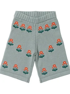 Pantaloni in maglia di lana e cotone