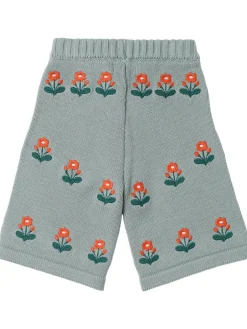 Pantaloni in maglia di lana e cotone