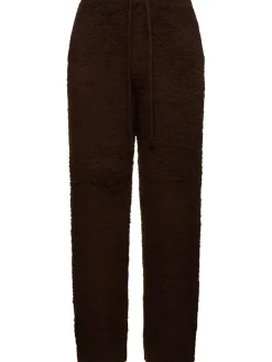 Pantaloni in maglia di misto lana