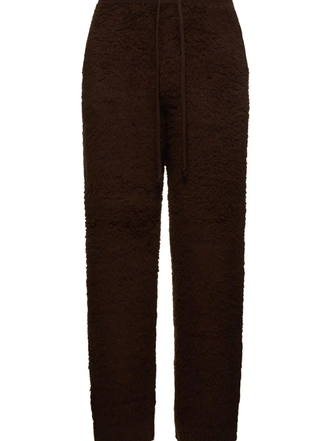 Pantaloni in maglia di misto lana